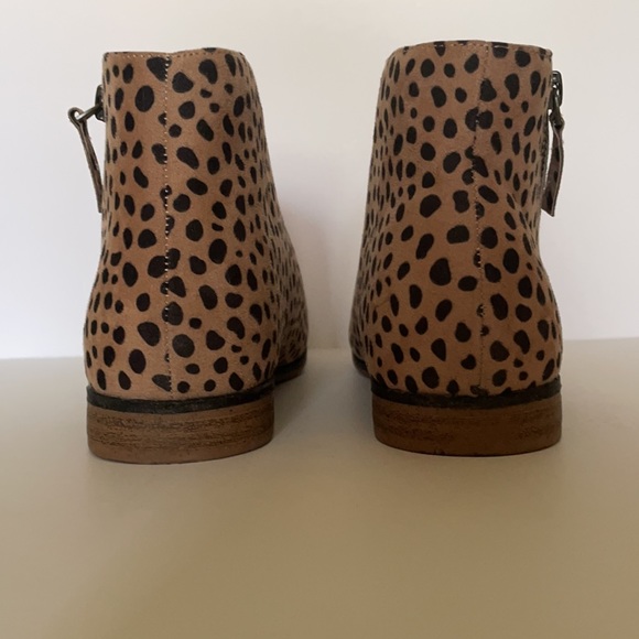 CAT & JACK leopard print bootie EUC worn 1x size 5 - Picture 6 of 9
